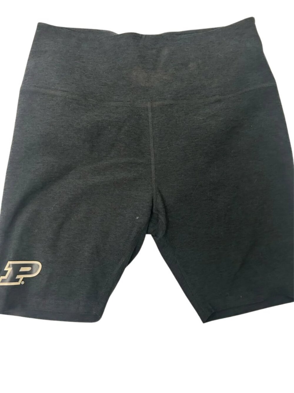 Beyond Yoga x Purdue Boilermakers Black High-Rise Biker Shorts